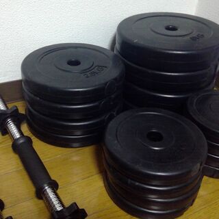 【商談確定】トレーニング用　ダンベル2個セット（20kg×2）［...