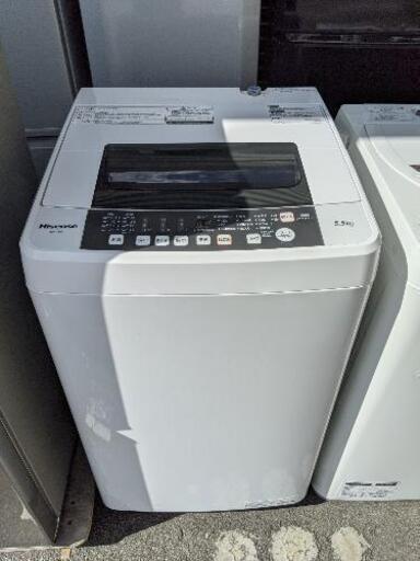 全自動洗濯機 ハイセンス HW-T55C 5.5kg 2019年製【3ヶ月保証★送料に設置込】自社配送時代引き可※現金、クレジット、スマホ決済対応※