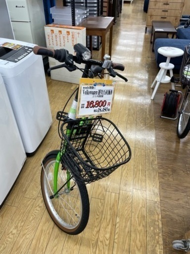 #J-46  【ご来店頂ける方限定】Volkswagenの折りたたみ自転車です！