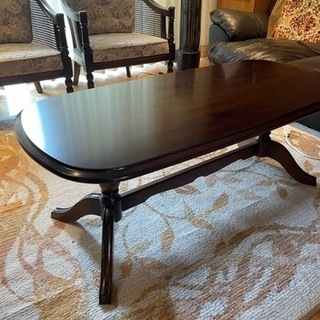 【業者様歓迎】【値段交渉可】カリモク　コロニアル　ソファテーブルセット