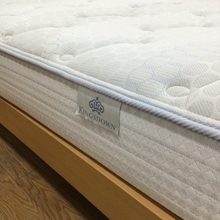 KJ-86【ご来店頂ける方限定】IDC大塚　キングスダウン　レガリア　ワイドダブルベッド KJ-86【ご来店頂ける方限定】IDC大塚 キングスダウン レガリア ワイド