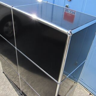 USMハラー ブラック 2列3段 オープンキャビネット