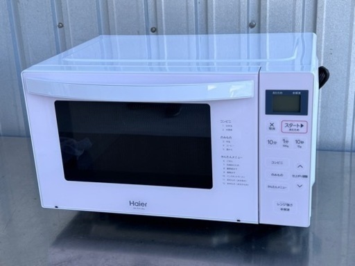 美品！2020年製◇ハイアール 電子レンジ◇フラット庫内◇650W◇ピンク◇JM-FH18G
