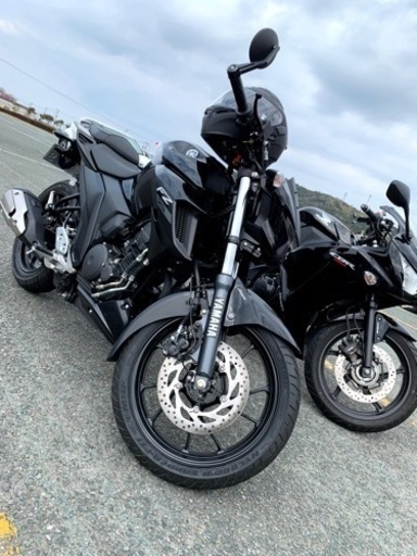 バイク 250cc FZ25 ブラック 1度も転倒などない綺麗な状態です❗