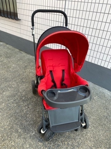 joovy 2人乗りベビーカー　お話し中