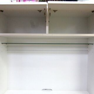 札幌市内近郊限定 ニトリ メイル 壁面収納型 TVボード 幅：約151cm 鏡面 エナメル 収納付き テレビ 収納 札幌市 厚別店 