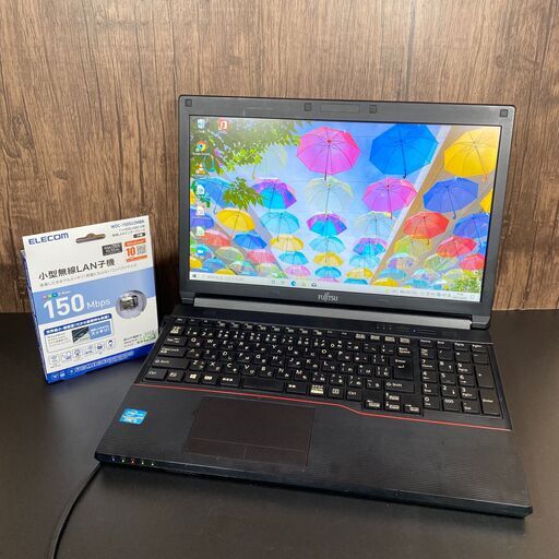 Corei3 高速SSD 15.6インチ 富士通 ノートパソコン