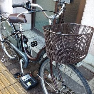 YAMAHA]PAS Natura 26吋電動アシスト自転車 6.2Ahバッテリー+充電器 
