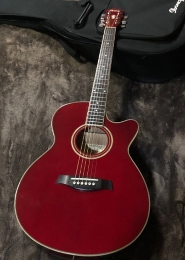 売却済み 2010 Ibanez AEG15 E / Trance Red 美品 !