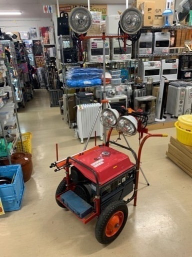 新ダイワ　EGR22 100V 2kVA 発電機　タイヤ付　東根より