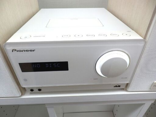 CDミニコンポ パイオニア X-CM31 ホワイト 白 MP3 CD USB 中古 札幌市西区 西野