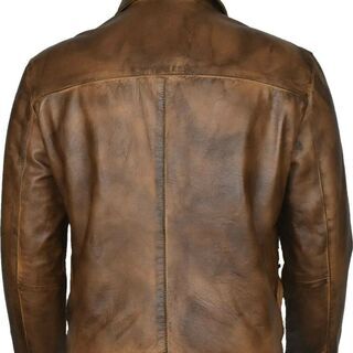 羊革ジャケット 本革 ライダーバイカージャケット 羊革ジャケット ビンテージ・スタイル d666Real Sheep Leather Rider Biker Jacket Vintage Style