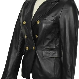 本羊革 フォーマル コート ブレザー ジャケット レザー Real Sheep