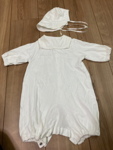 ベビー用セレモニードレス男の子用キャップ付き退院着お宮参りお食い初め Kママ 吹田の子供用品の中古あげます 譲ります ジモティーで不用品の処分