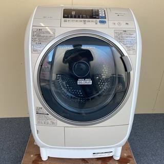 生活家電 受け渡し者決定！美品、分解洗浄済み！日立 ドラム式洗濯機 9kg