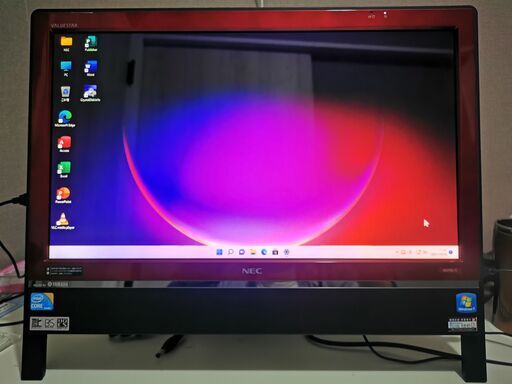 希少　6ヶ月保証（Windows 11+Office2021年）　格安 「ハイパフォーマンス」一体型デスクトップ NEC VN770/C