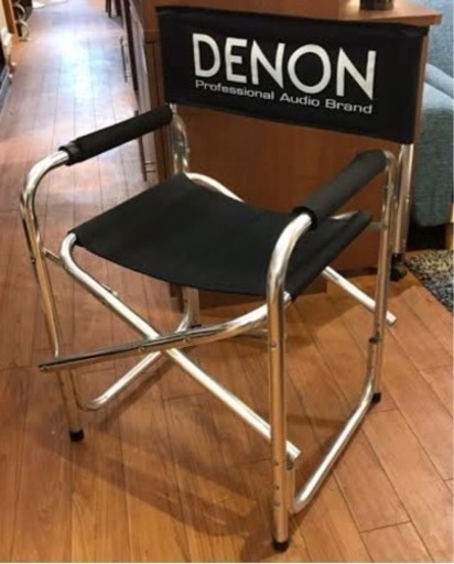 【非売品】DENON ディレクターズチェア　折り畳み椅子　イス　新品未使用