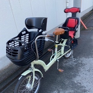 ☆引取者決定☆【非電動】子ども乗せ自転車※3人乗り可※
