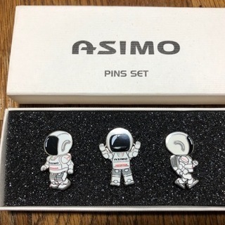 【ネット決済・配送可】ASIMO ピンバッチ　3個セット