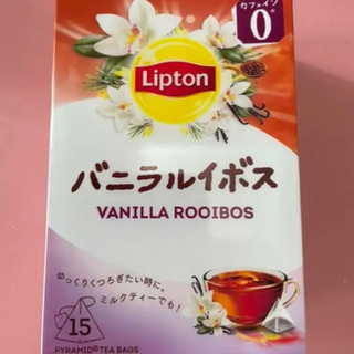 【ネット決済】Liptonのバニラルイボスとカフェインレスの紅茶