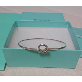 未使用ヴィンテージ TIFFANY★ラブノット バングル ★SV925