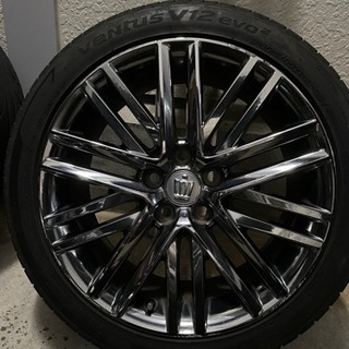 210系クラウンアスリート 純正 スパッタリングホイール