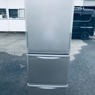 ②✨2018年製✨‼️350L‼️1702番 シャープ✨ノンフロン冷凍冷蔵庫✨SJ-W352D-N‼️