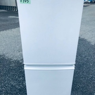 ②1703番シャープ✨ノンフロン冷凍冷蔵庫✨SJ-UY14-W‼️の画像