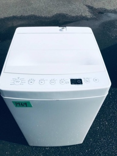 ①✨2019年製✨1769番TAG label ✨全自動電気洗濯機✨AT-WM45B‼️