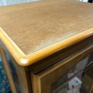 【美品】スリムショーケース✨モーブル 🌈しげん屋