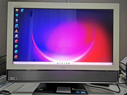 希少　6ヶ月保証（Windows 11+Office2021年）　格安 「ハイパフォーマンス」一体型デスクトップ NEC VW770/D