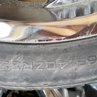 【値下げしました】大口径　22インチ　タイヤホイール　265/40zr22