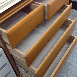 木製 ナチュラル 4段ローチェスト 【9650004】