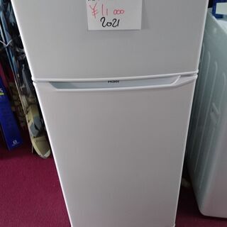 倶知安町 HAIER ■ 2021年製 ハイアール 冷蔵庫 JR-N130A■
