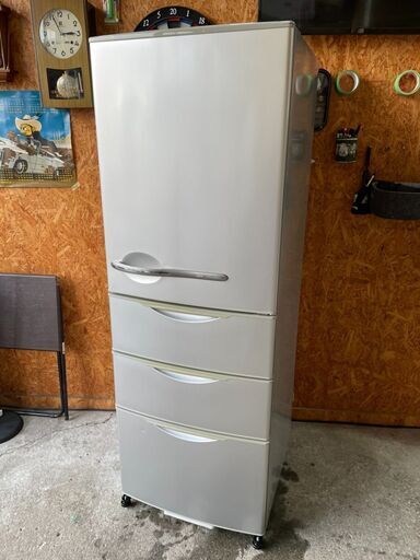 P2507　サンヨー　4ドア冷蔵庫　３５５L　2009年