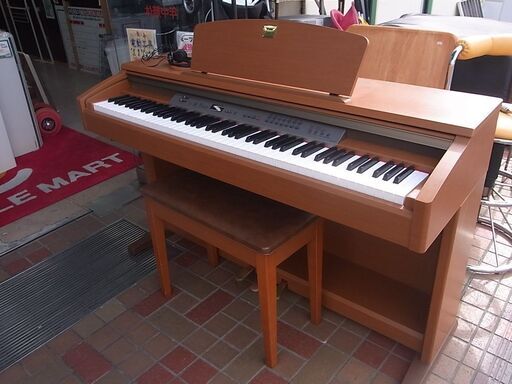 YAMAHA 電子ピアノ クラビノーバ CLP-120　88鍵 3本ペダル イス付