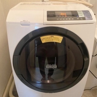 【ネット決済】日立ビッグドラム　ドラム式洗濯機　冷蔵庫