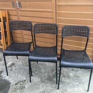 IKEAパイプ式椅子
