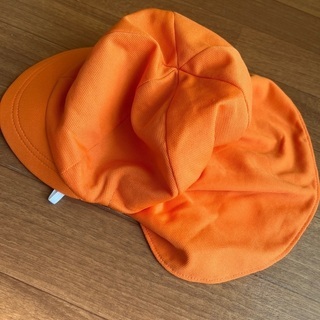 保育園帽子 オレンジ