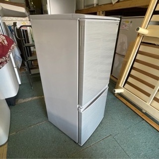 【リサイクルサービス八光　田上店　配達・設置OK】シャープ SHARP SJ-D14D-S [冷蔵庫 (137L・つけかえどっちもドア) 2ドア シルバー]