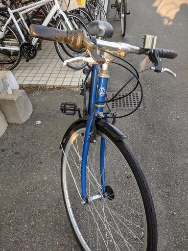 ●27インチクロスバイク/ブルー/シマノ製6段変速ギア/税込¥14,190