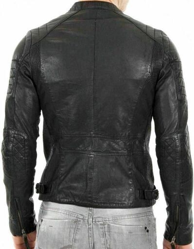 牛革ジャケット 本革 ライダーバイカージャケット Real Cow Leather Rider Biker Jacket