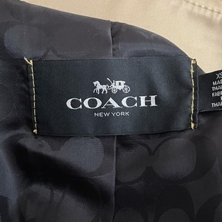 COACH コーチ トレンチコート ベージュ レディース