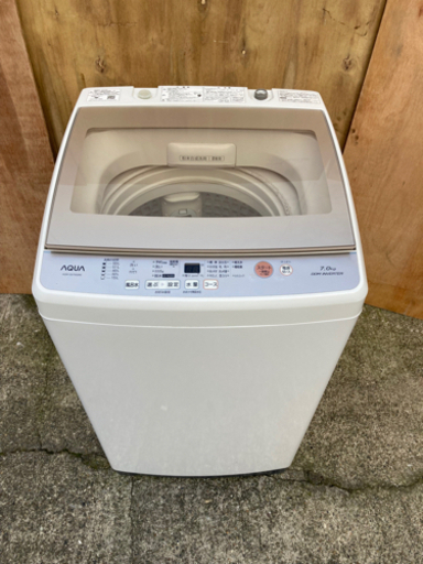 AQUA 洗濯機 2019年製 7kg 8,000円!!