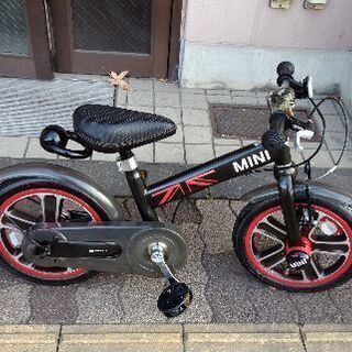 MINI KiDS BIKE14吋(補助輪なし)グレー