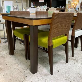 （商談中）空間に馴染むインテリア！【愛品館 江戸川店】a-Flat　エーフラット　ダイニングテーブル5点セット　ダイニングセット　「お問い合わせ番号：152-007822-007」　配送可＆代引き配送可