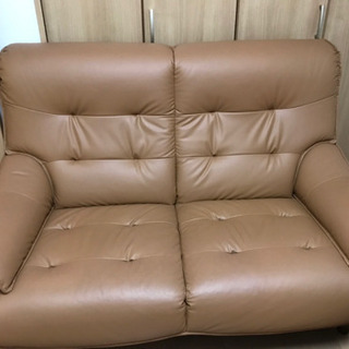 愛品館市原店】ハイバック2Pソファ【管理ISF008821-104】