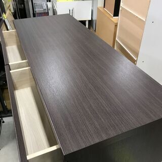 ニトリ ハイチェスト フラビア3 110HC DBR 幅111.5×奥行42×高さ136.5cm