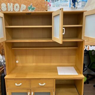メッチャ可愛い！【愛品館 江戸川店】モモナチュラル　キッチンボード　食器棚　「お問い合わせ番号：151-007225-007」　配送可　代引き配送可 