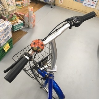 S252 折りたたみ自転車 STRAW HAT ストローハット 20インチ 6段 青